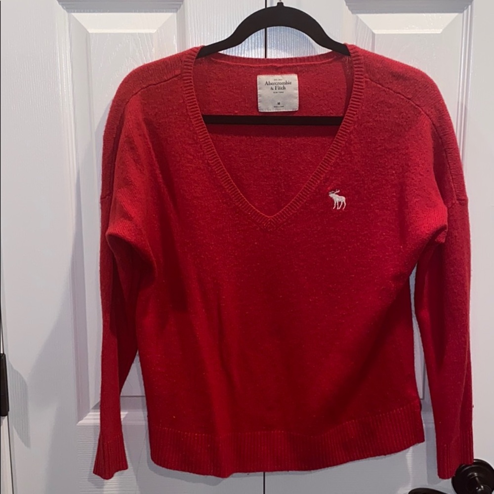 Red Abercrombie & Fitch Sweater